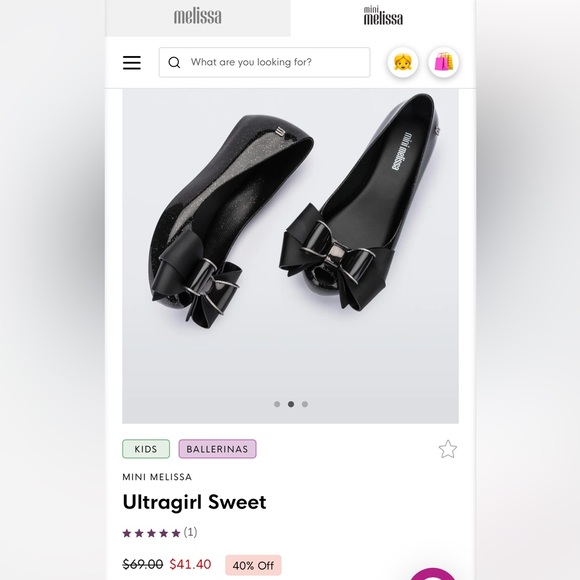 Mini Melissa Ultragirl Shoes • Sz. 2 - Picture 10 of 10